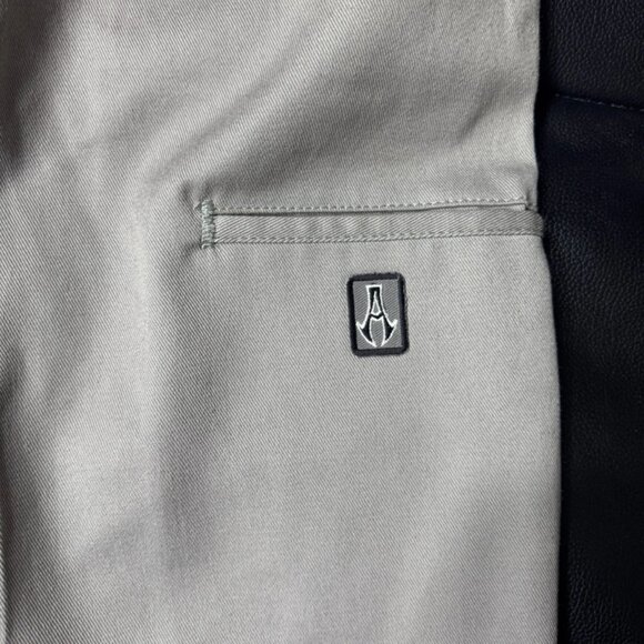 Dickies Men's Work Shorts Gray Regular Fit Flat Front Slash Pockets Waistband 36 - Picture 9 of 16